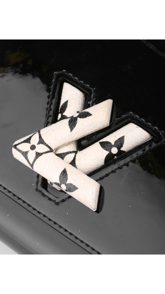 Louis Vuitton Twist PM Shoulder Bag - Black Patent Leather