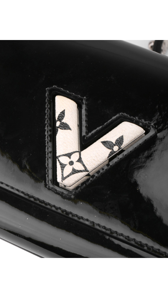 Louis Vuitton Twist PM Shoulder Bag - Black Patent Leather