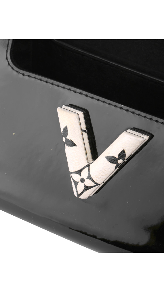 Louis Vuitton Twist PM Shoulder Bag - Black Patent Leather