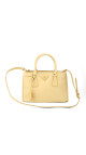 Prada Galleria Saffiano Shoulder Bag - Butter Yellow