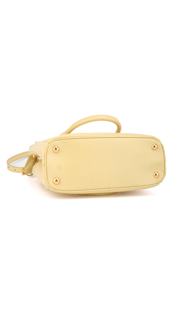 Prada Galleria Saffiano Shoulder Bag - Butter Yellow