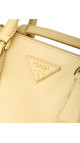 Prada Galleria Saffiano Shoulder Bag - Butter Yellow