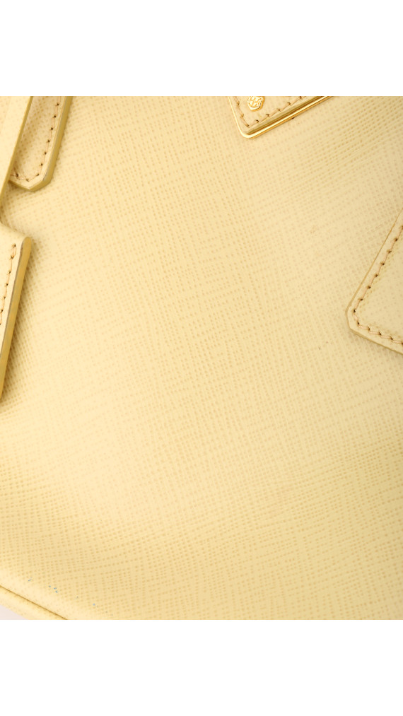 Prada Galleria Saffiano Shoulder Bag - Butter Yellow