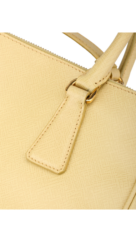 Prada Galleria Saffiano Shoulder Bag - Butter Yellow