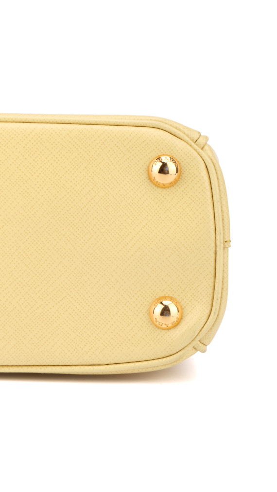 Prada Galleria Saffiano Shoulder Bag - Butter Yellow