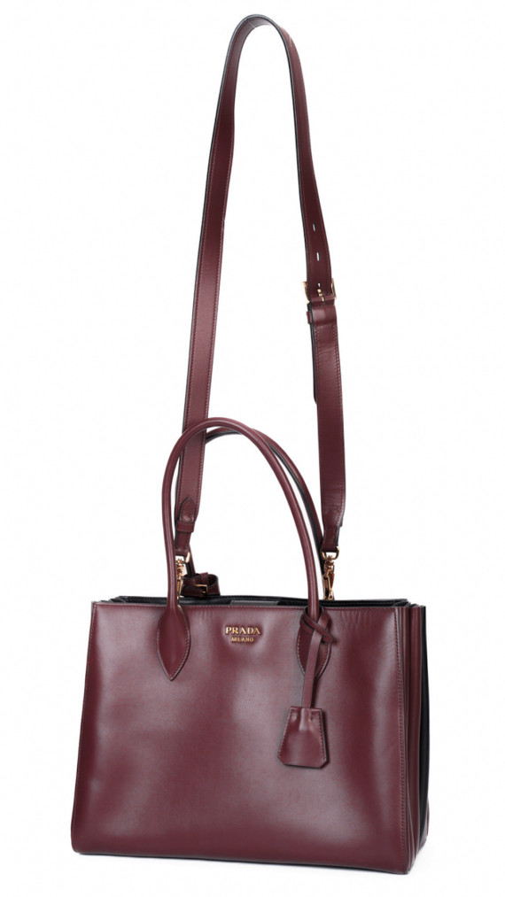 Prada Bibliotheque Tote Shoulder Bag