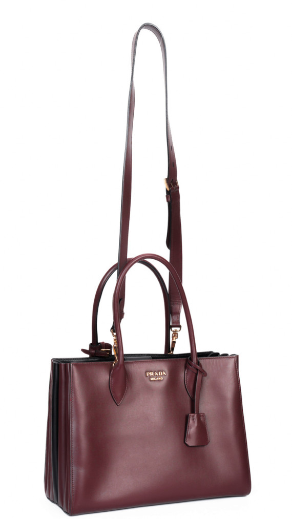 Prada Bibliotheque Tote Shoulder Bag