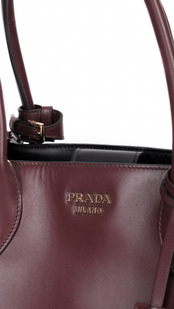 Prada Bibliotheque Tote Shoulder Bag