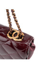 Chanel Wallet On Chain Shoulder Bag i Burgunder Patent