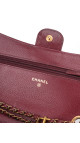Chanel Wallet On Chain Shoulder Bag i Burgunder Patent