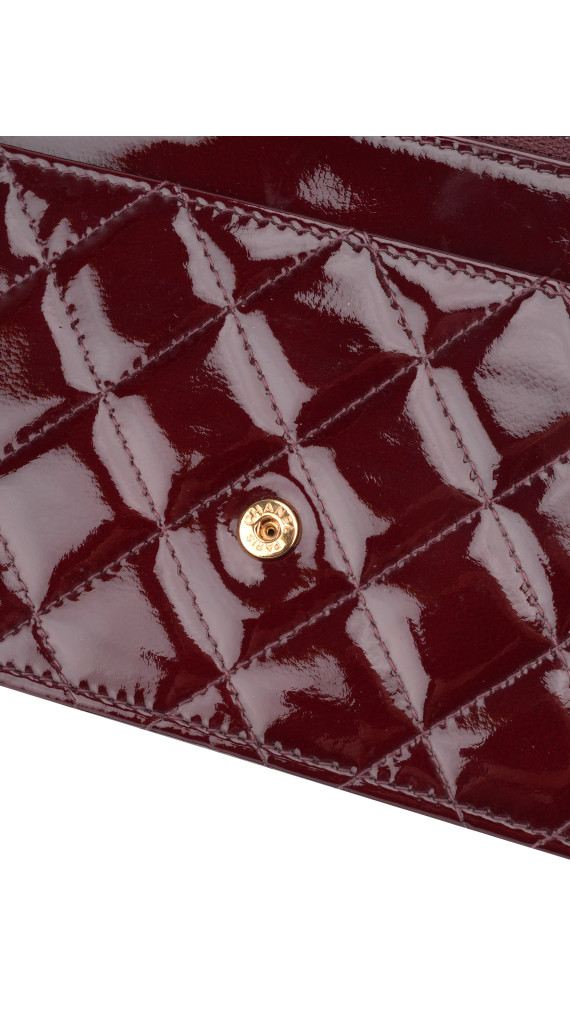 Chanel Wallet On Chain Shoulder Bag i Burgunder Patent