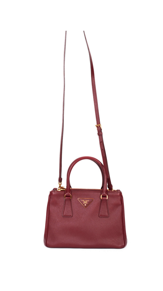 Prada Galleria Saffiano Bordeaux
