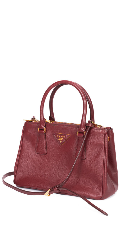 Prada Galleria Saffiano Bordeaux