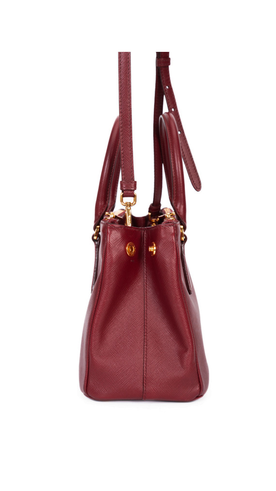 Prada Galleria Saffiano Bordeaux
