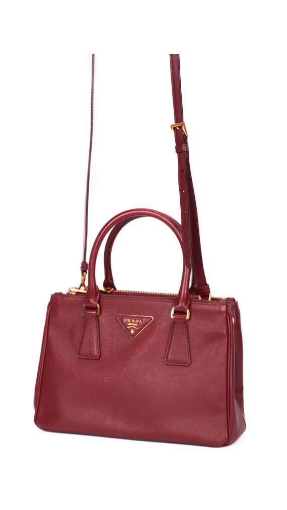 Prada Galleria Saffiano Bordeaux