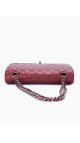 Chanel Classic Double Flap Bag I Burgunder Lammeskinn