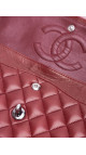 Chanel Classic Double Flap Bag I Burgunder Lammeskinn