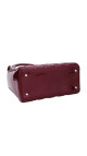 Lady Dior Size Medium i burgunder patent leather