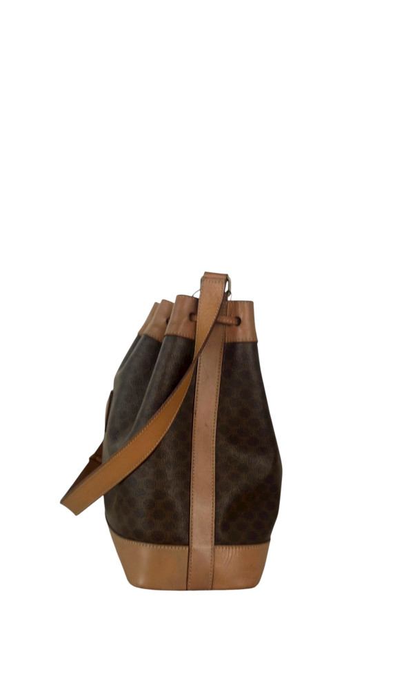 Vintage Celine Bucket Bag m. Clutch
