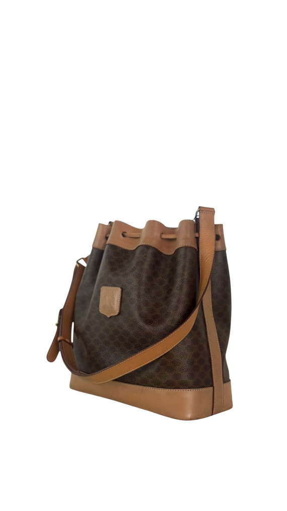 Vintage Celine Bucket Bag m. Clutch
