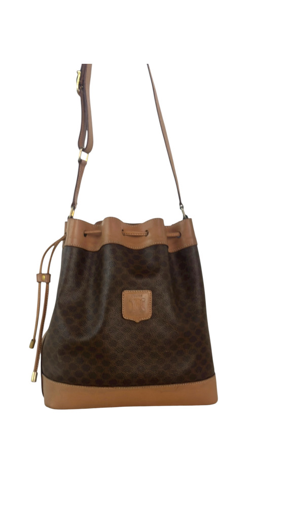 Vintage Celine Bucket Bag m. Clutch