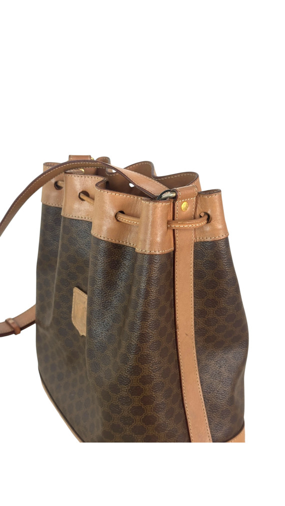 Vintage Celine Bucket Bag m. Clutch