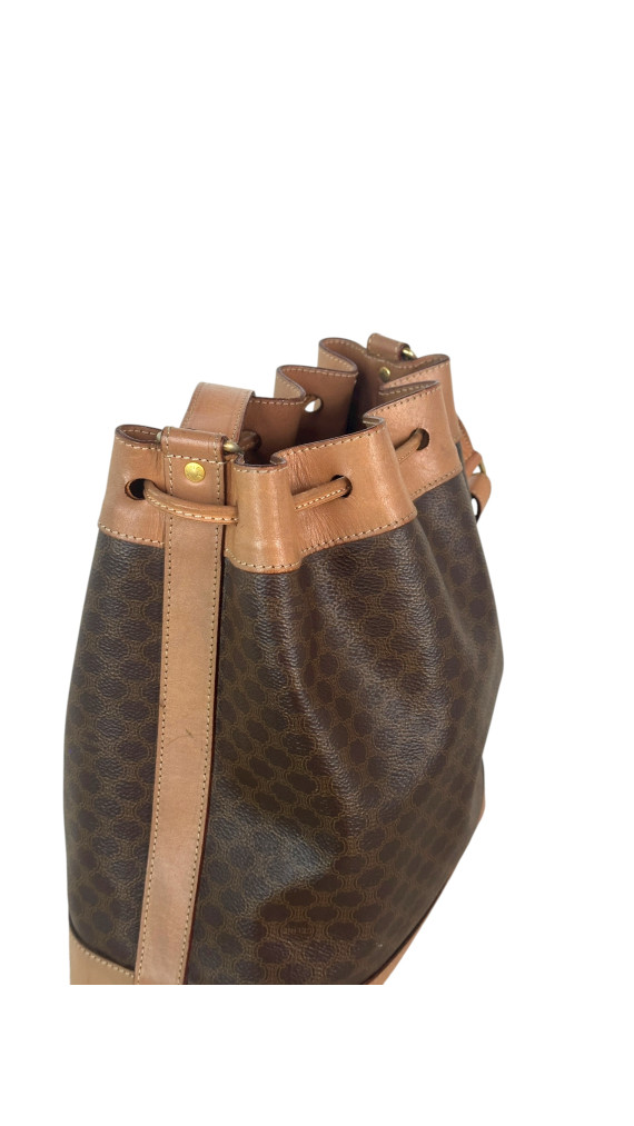 Vintage Celine Bucket Bag m. Clutch