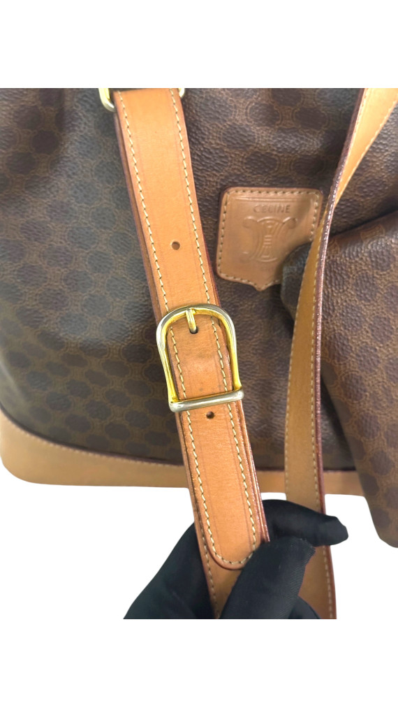Vintage Celine Bucket Bag m. Clutch