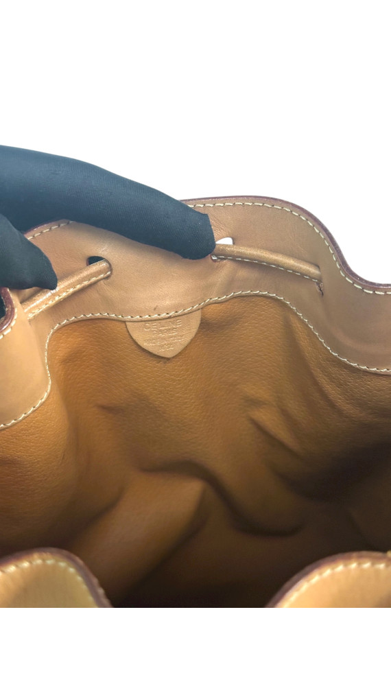 Vintage Celine Bucket Bag m. Clutch