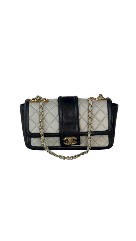 Chanel Single Two Toned Flap Bag