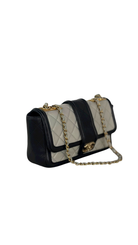 Chanel Single Two Toned Flap Bag