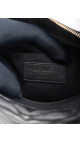 Saint Laurent Lou Camera Bag i sort chevron-quiltet skin