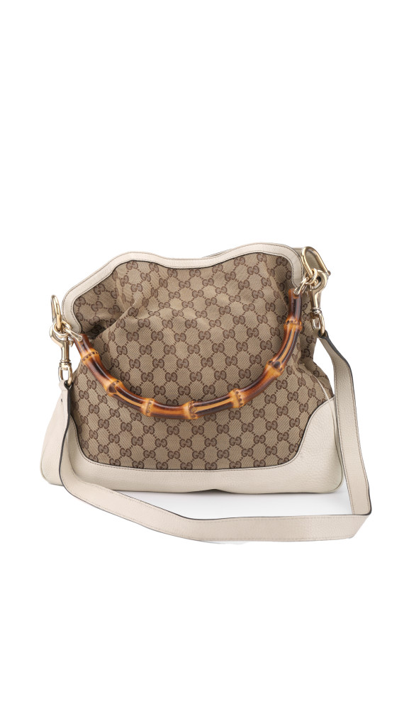 Gucci Jackie Bamboo Hobo - GG Canvas