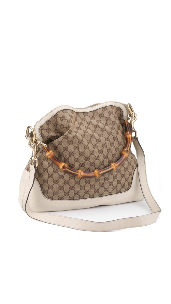 Gucci Jackie Bamboo Hobo - GG Canvas
