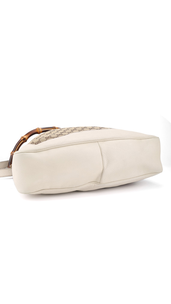 Gucci Jackie Bamboo Hobo - GG Canvas