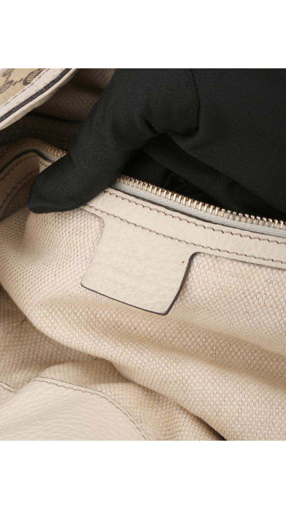 Gucci Jackie Bamboo Hobo - GG Canvas