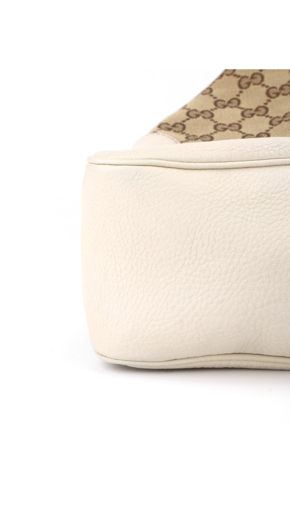 Gucci Jackie Bamboo Hobo - GG Canvas