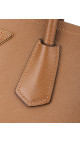 Prada Cuir Twin Shoulder Bag - Karamell