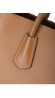 Prada Cuir Twin Shoulder Bag - Karamell