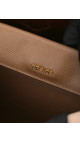 Prada Cuir Twin Shoulder Bag - Karamell