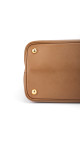 Prada Cuir Twin Shoulder Bag - Karamell