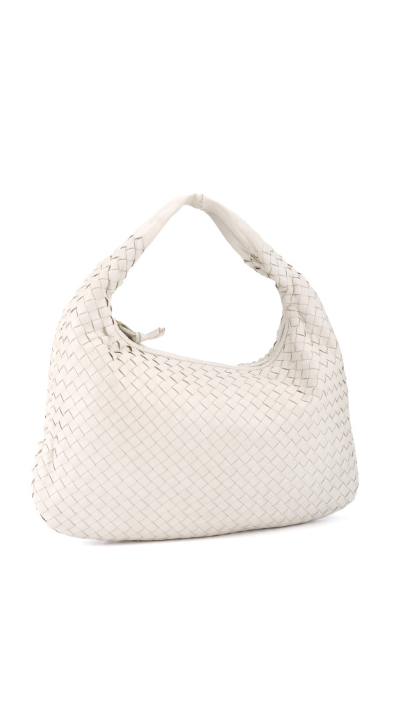 Bottega Veneta Intrecciato Hobo - White