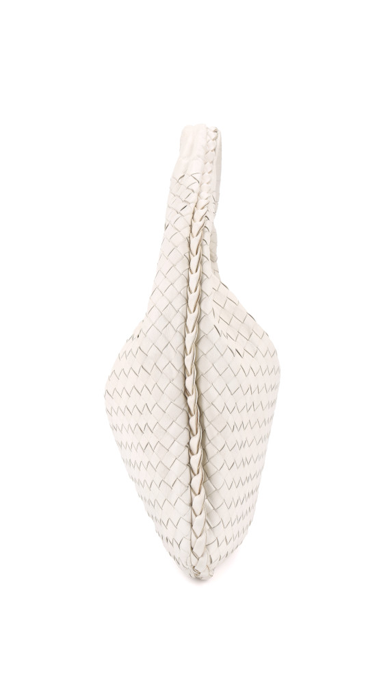 Bottega Veneta Intrecciato Hobo - White