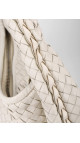 Bottega Veneta Intrecciato Hobo - White