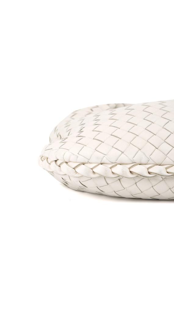 Bottega Veneta Intrecciato Hobo - White