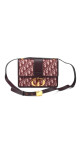 Christian Dior Oblique 30 Montaigne - Burgundy monorgam