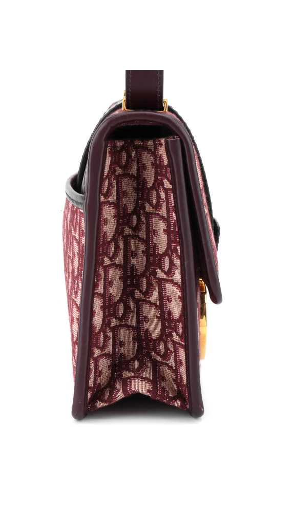 Christian Dior Oblique 30 Montaigne - Burgundy monorgam
