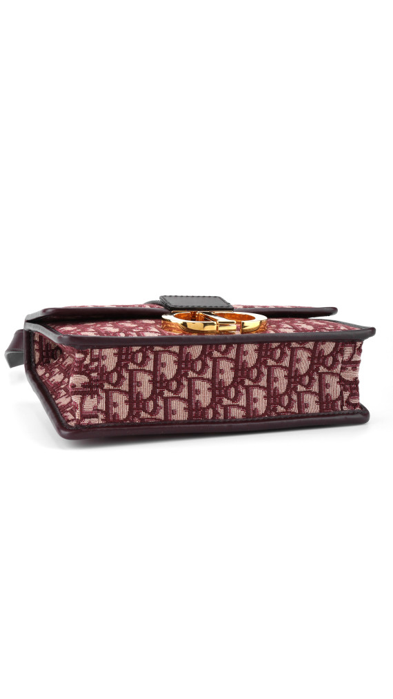 Christian Dior Oblique 30 Montaigne - Burgundy monorgam