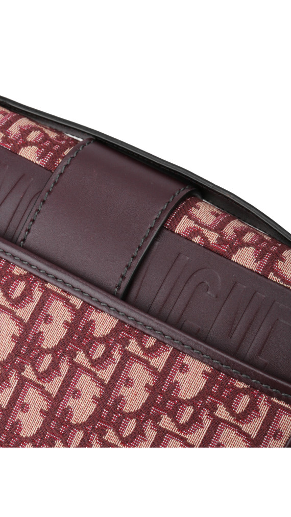 Christian Dior Oblique 30 Montaigne - Burgundy monorgam