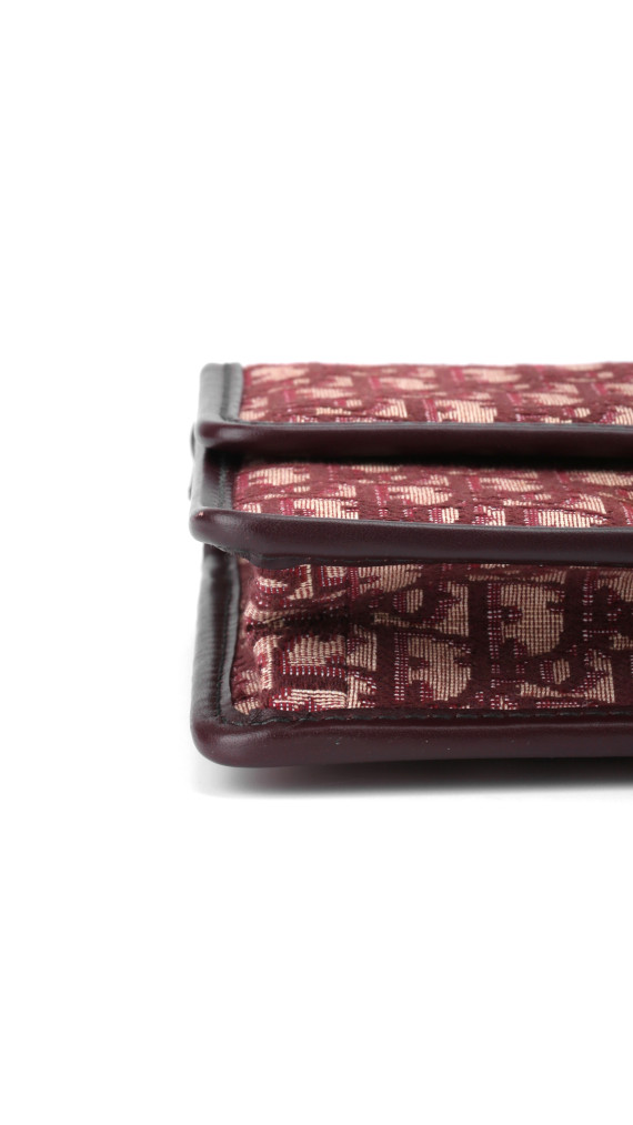 Christian Dior Oblique 30 Montaigne - Burgundy monorgam